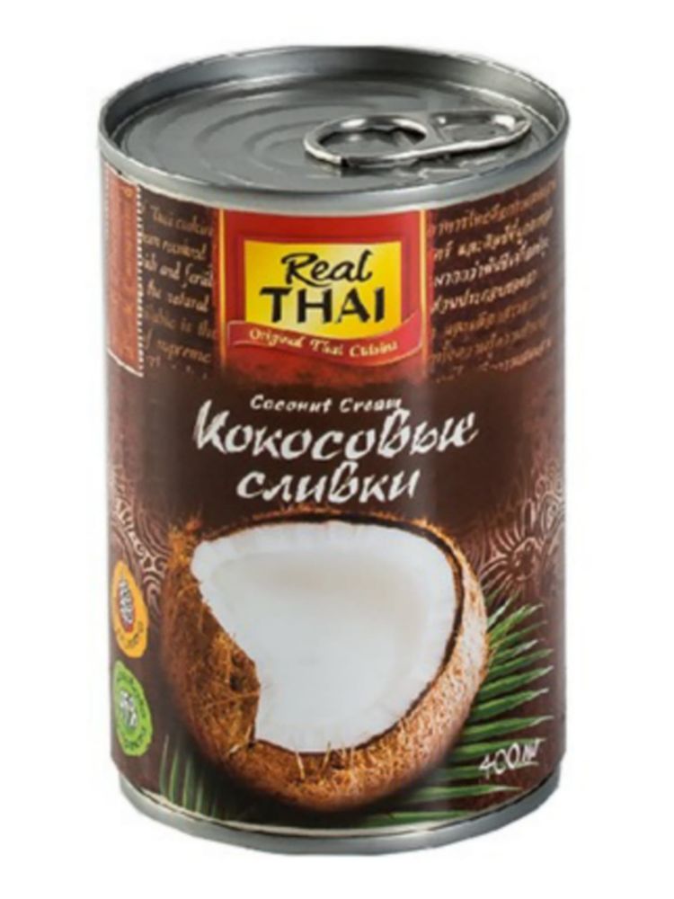 REAL THAI Кокосовые сливки, 400 мл