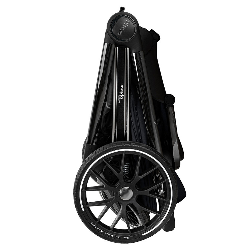 Pituso Коляска 2 в 1 Mayla Luxury Black