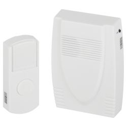 Звонок дверной ЭРА C71 беспроводной белый 6 мелодий | Электрозвонки беспроводные