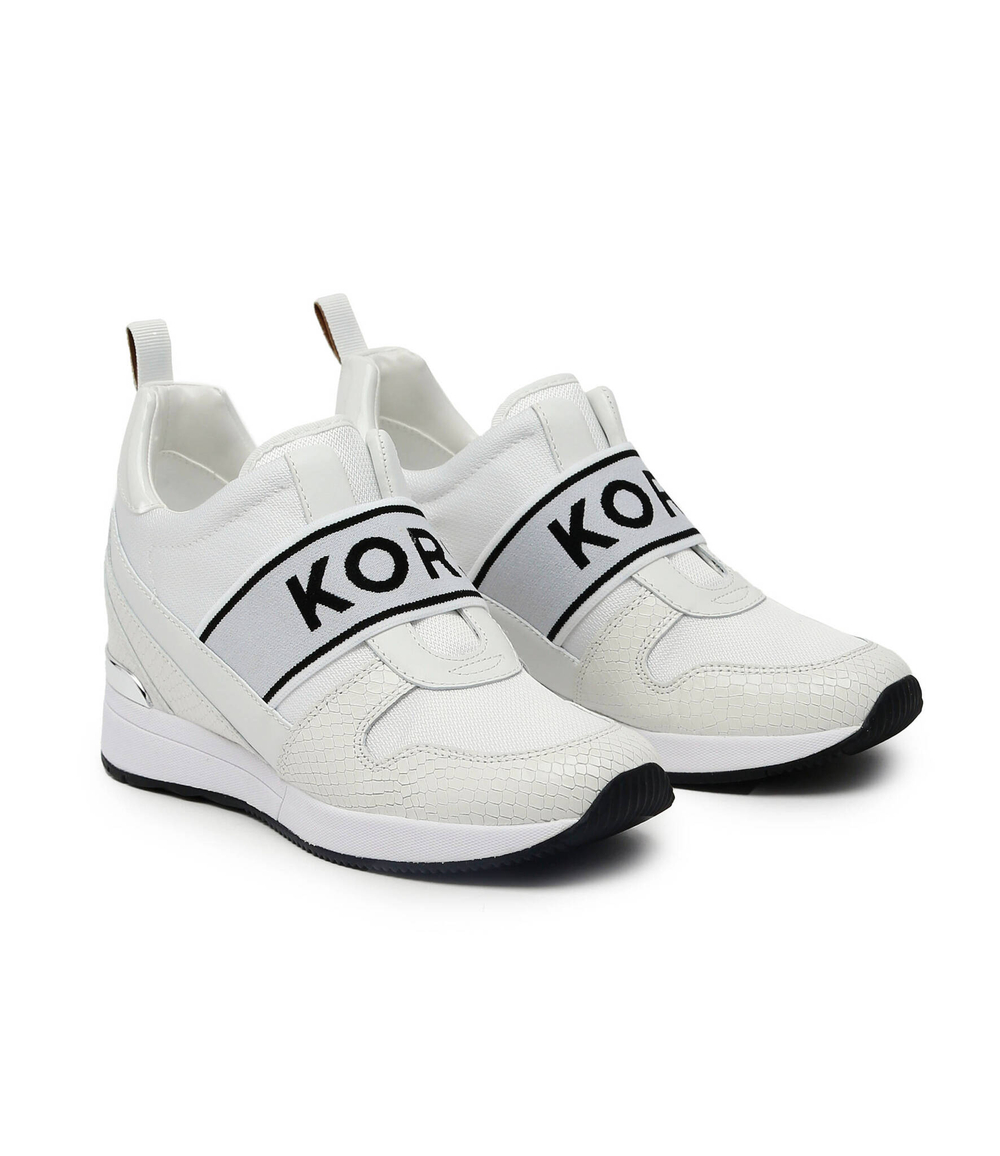 кожаные кроссовки Michael Kors - белый(43F2MVFP4D)