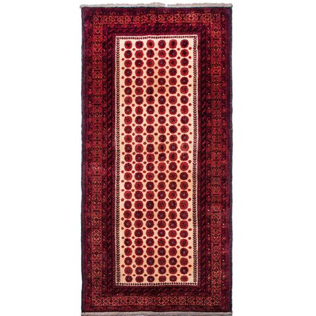 Персидский ковер ручной работы Baluch Jan Beigi (210 × 100 см) 220210211 Иран