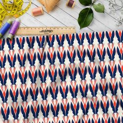 Ткань премиум флис калейдоскопические формы