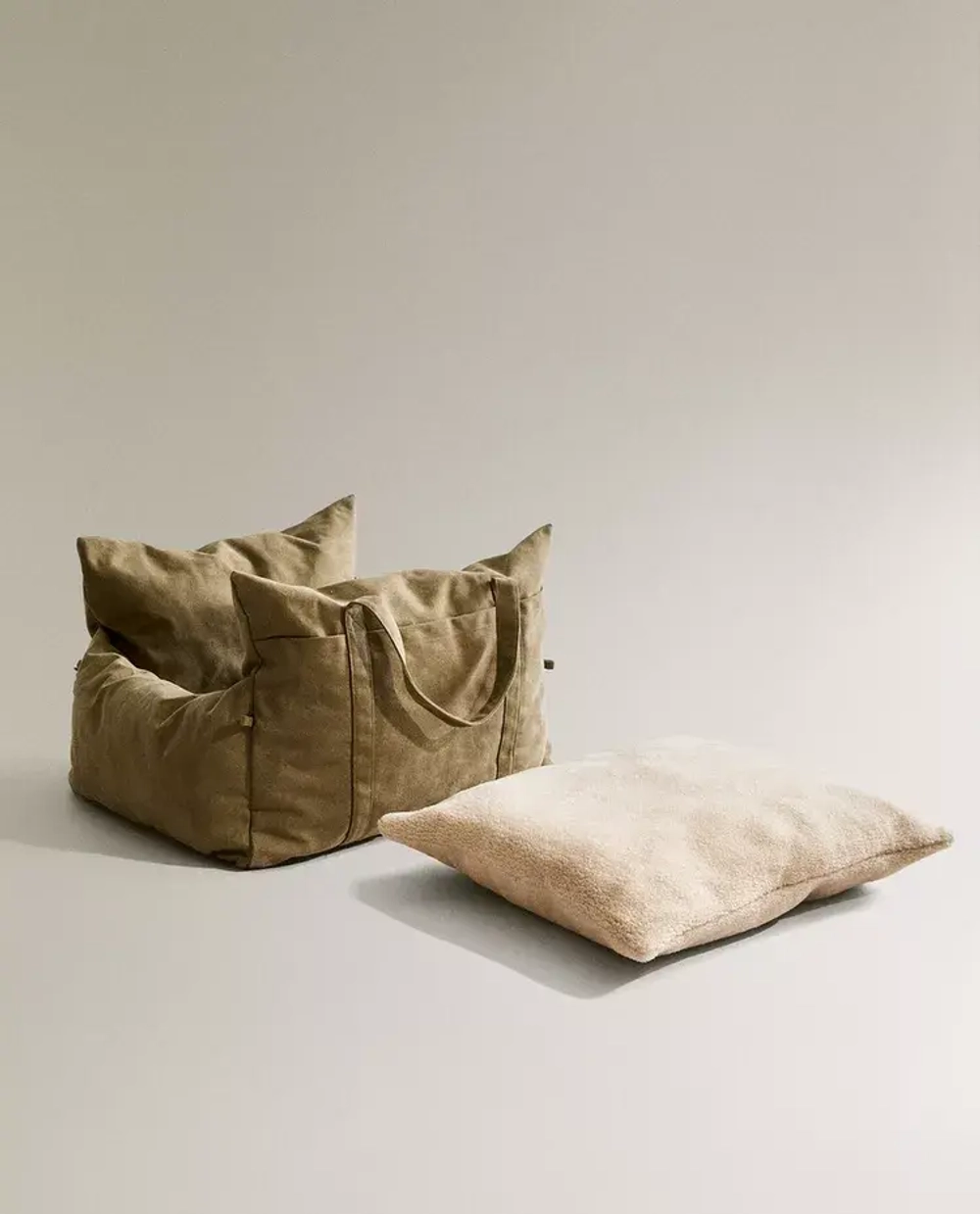 ZARA HOME ПЕРЕНОСКА ДЛЯ ДОМАШНИХ ЖИВОТНЫХ, ХАКИ