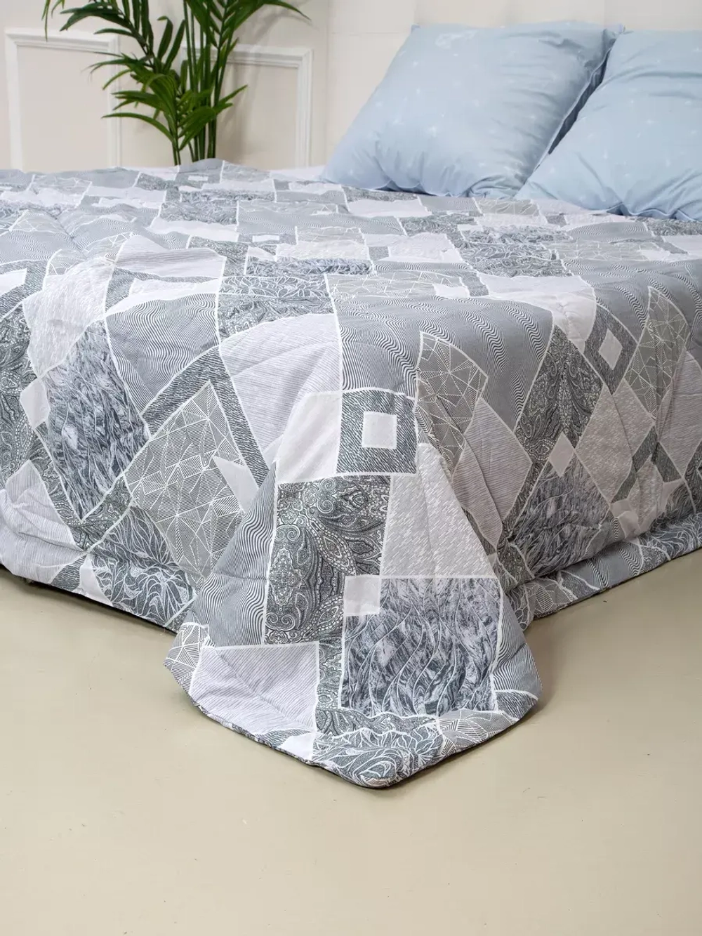 Одеяло евро зимнее всесезонное лен 200х220