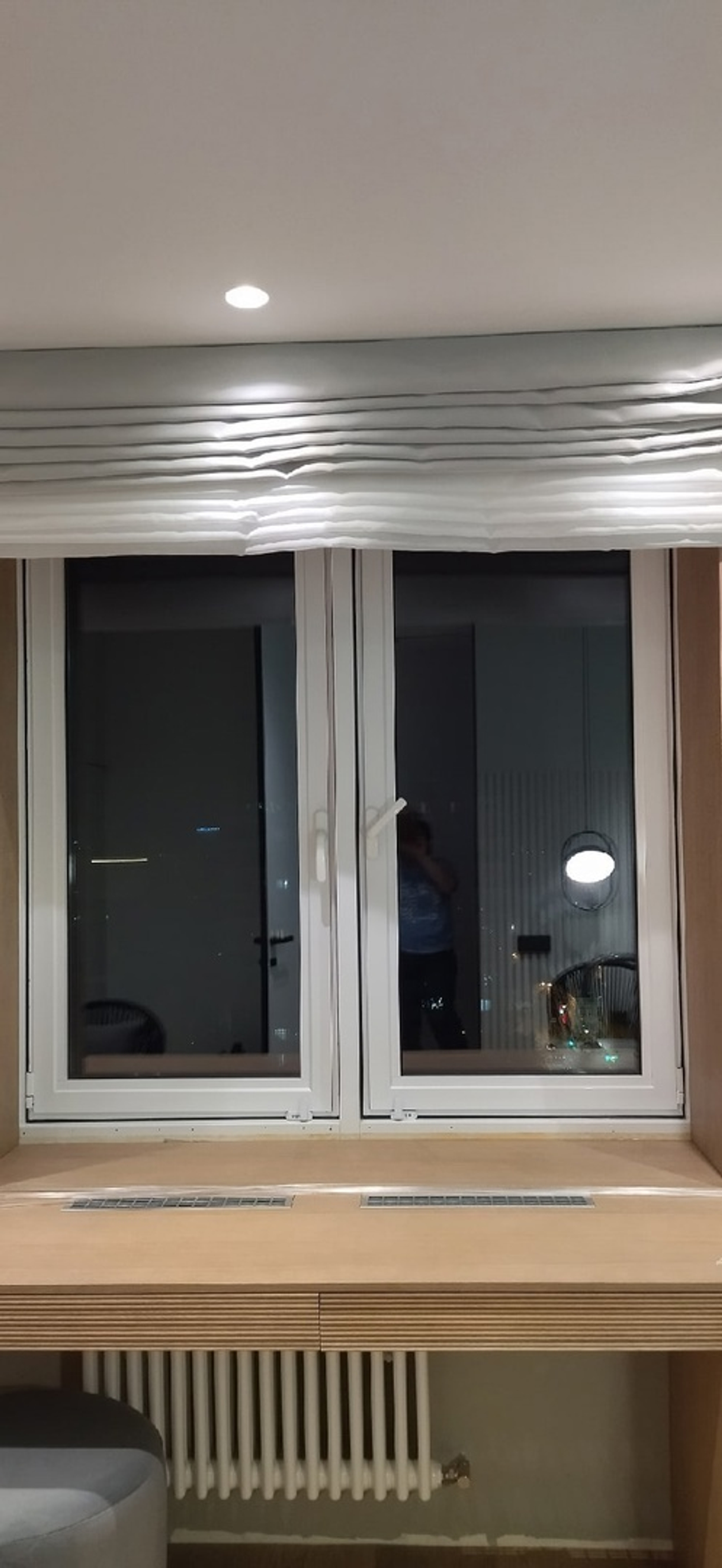 Римский карниз с двойным управлением