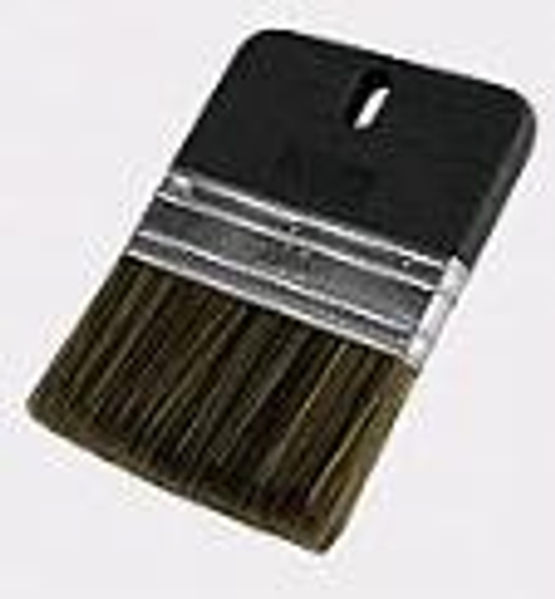 Для декора Кисть плоская 100мм, темный  синтетический ворс  DЕCOR /990-100