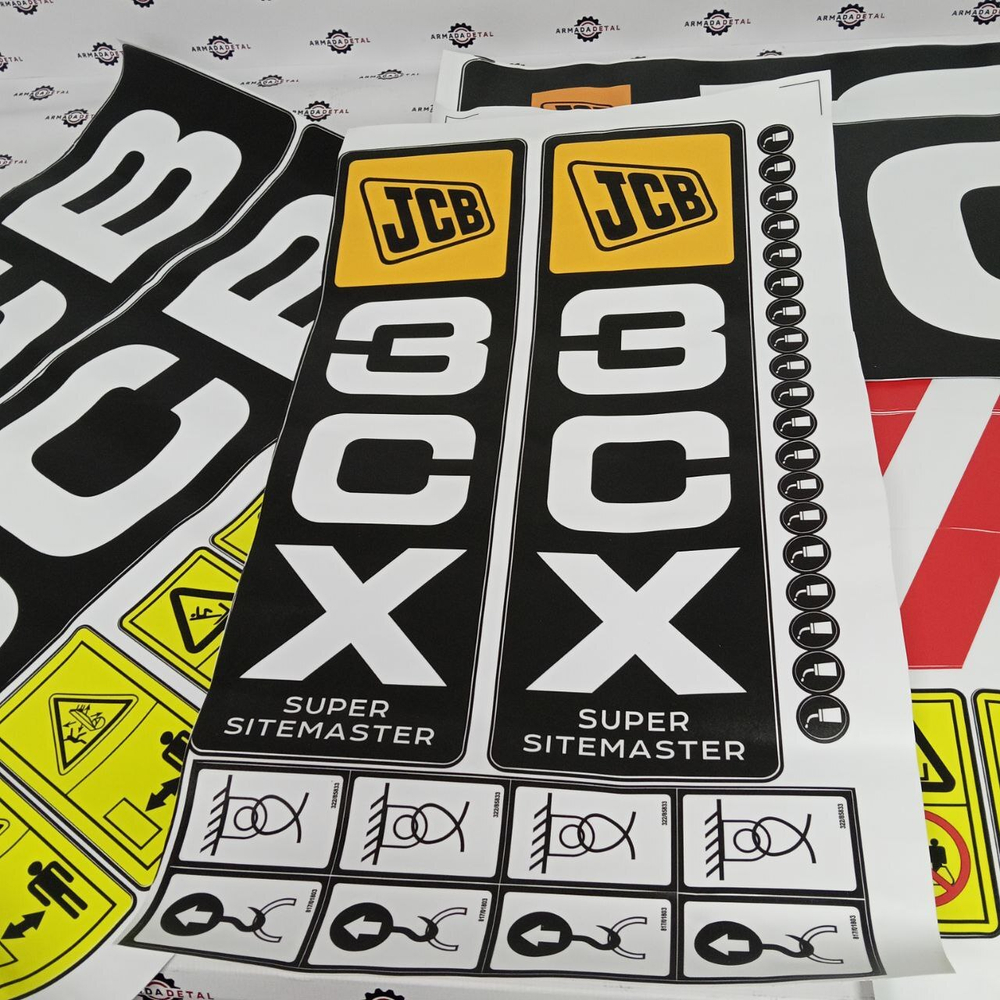 Наклейки JCB 3CX супер