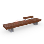 Скамейка Тобол с одной спинкой