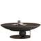 Столик журнальный 8025, Ø90 см, темно-коричневый