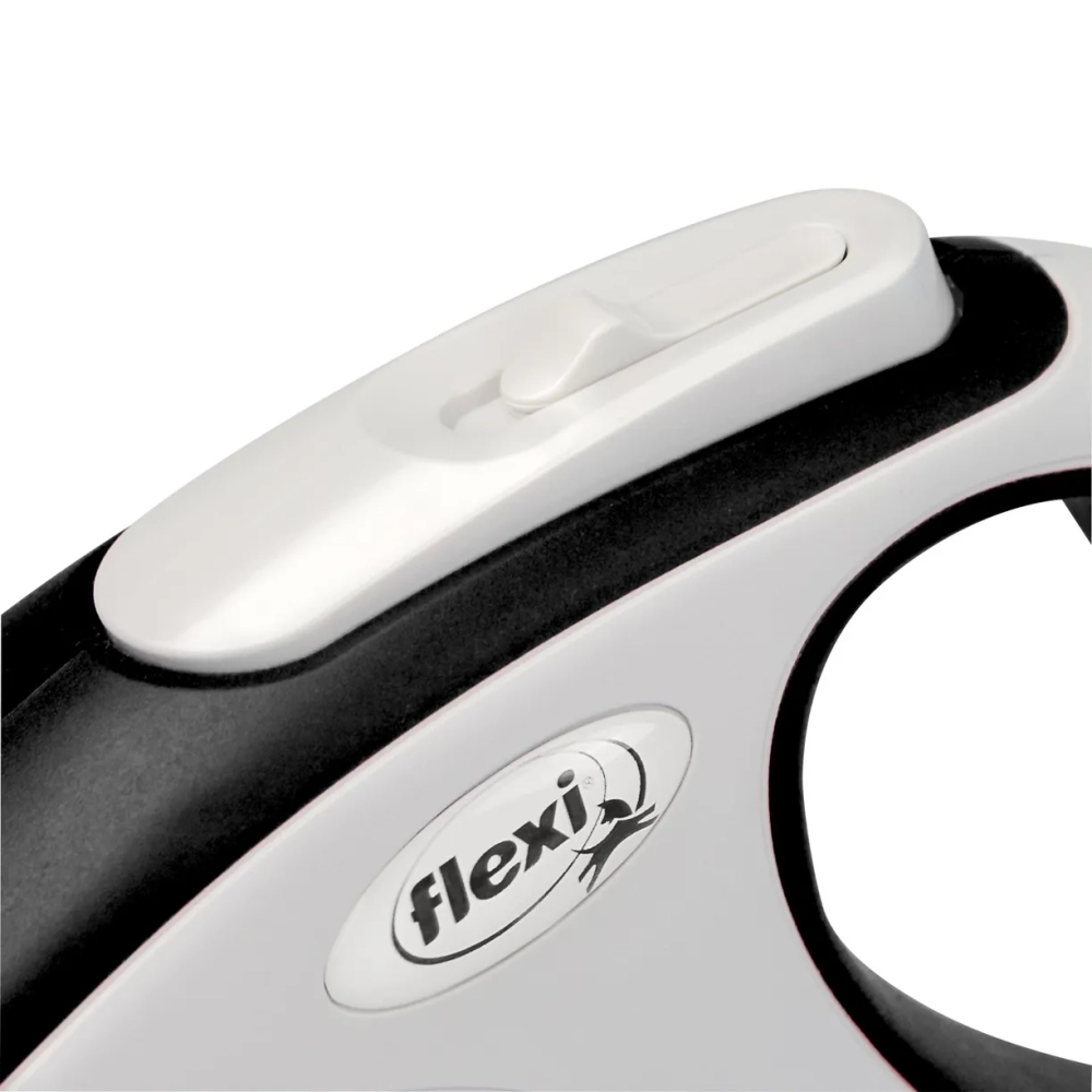 Рулетка для собак Flexi New Line Comfort S до 15кг 5м Серый-Черный