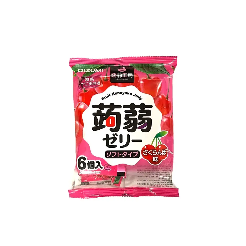 Желе “Oizumi” порционное Конняку со вкусом вишни 6шт, 96г