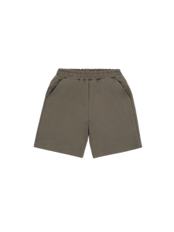 Шорты мужские без начеса (серо-оливковый)
