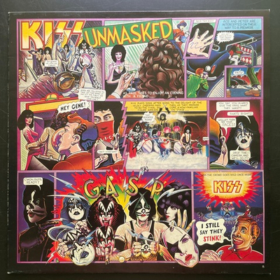 Kiss ‎– Unmasked (Италия 1980г.)
