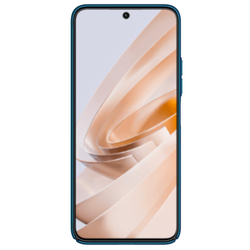 Тонкий жесткий чехол синего цвета (Peacock Blue) от Nillkin для Xiaomi Poco M6 4G, Redmi Note 13R 5G и Redmi 13 4G, серия Super Frosted Shield