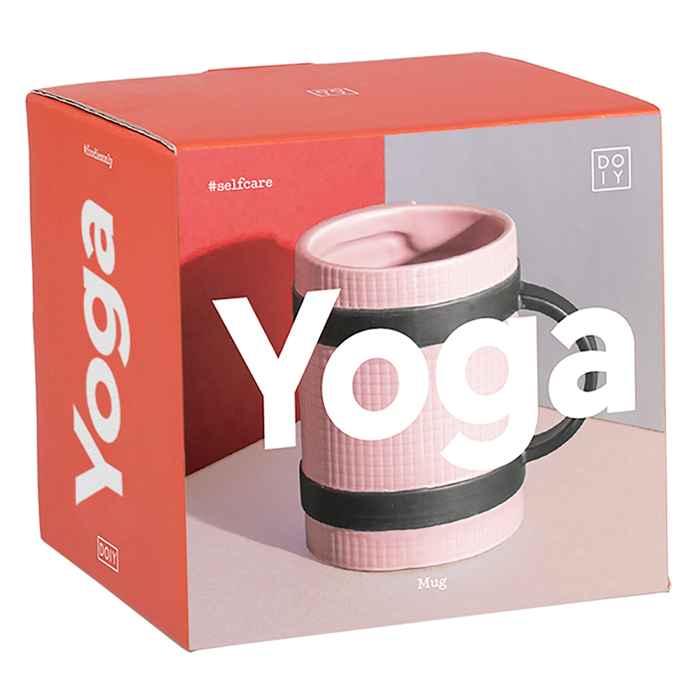 Кружка yoga mug розовая