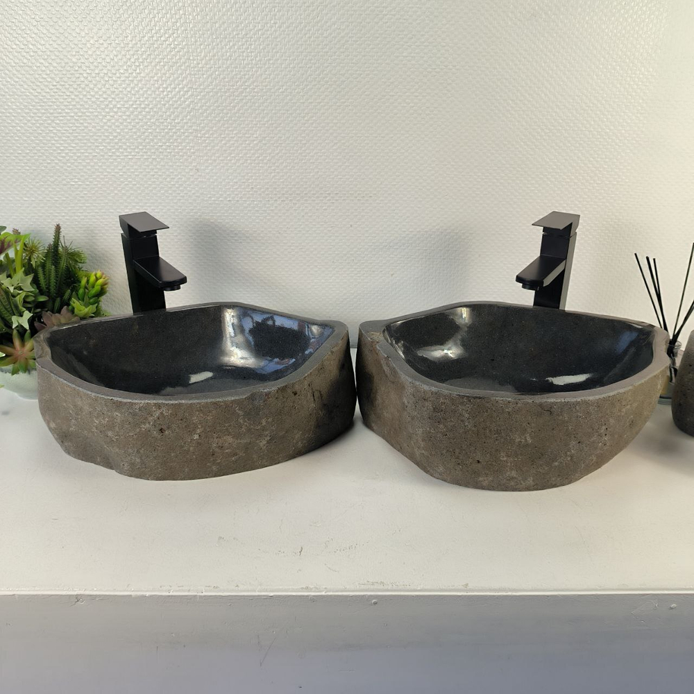 Раковина из речного камня ПАРА! RS-65479 45*33*15 0865
