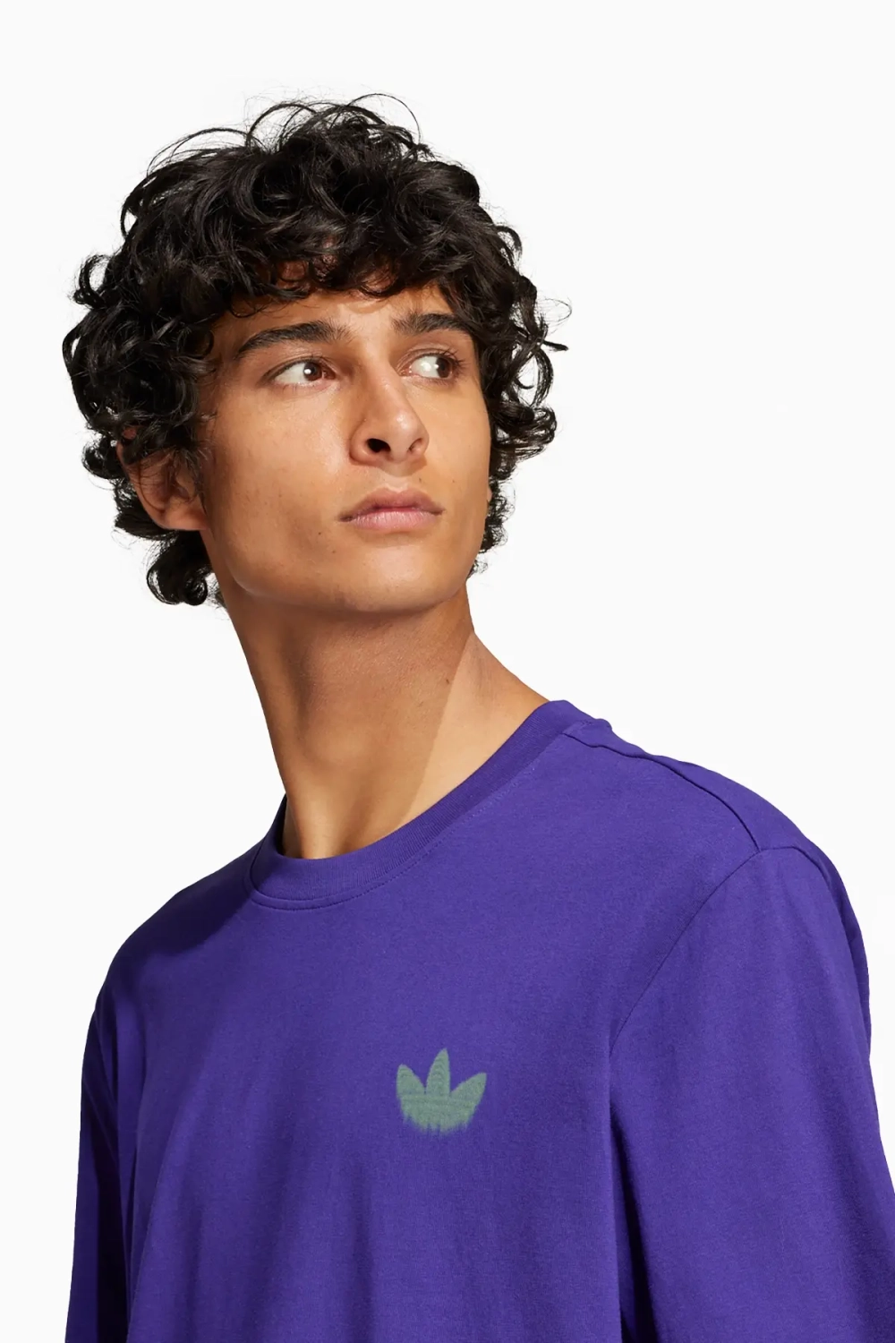 Футболка adidas Skeleton Back Tee - фиолетовый