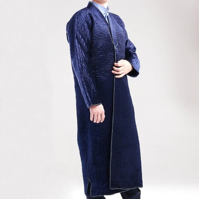 Узбекский халат т.синий р.50