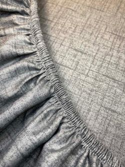 Простынь на резинке полисатин Simple House "Brugg (компаньон)" 160x200 см