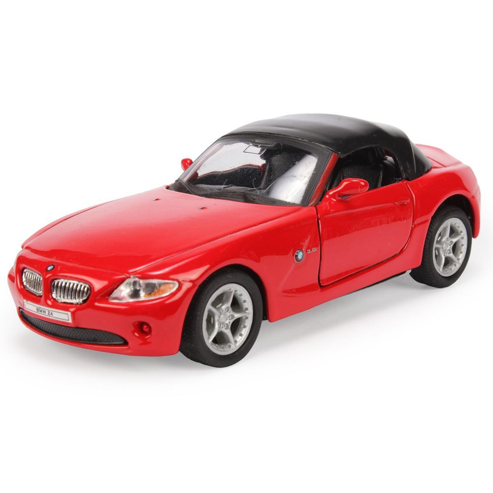 Модель ин. мет. 4.75" "BMW Z4" soft-top открыв. двери 42328H-D (Kinsmart)