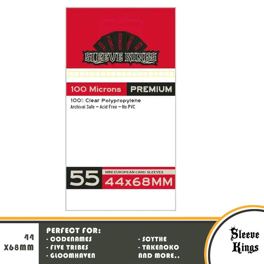 Sleeve Kings Mini European 44×68 мм Premium (55)