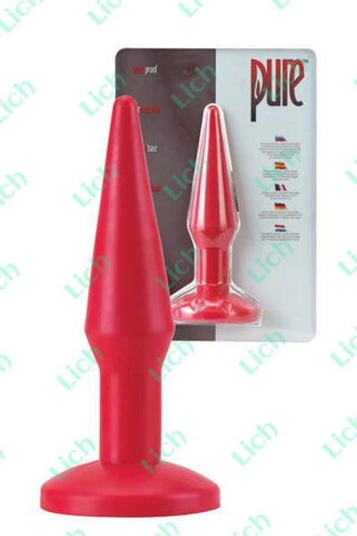 Красная анальная втулка Pure
