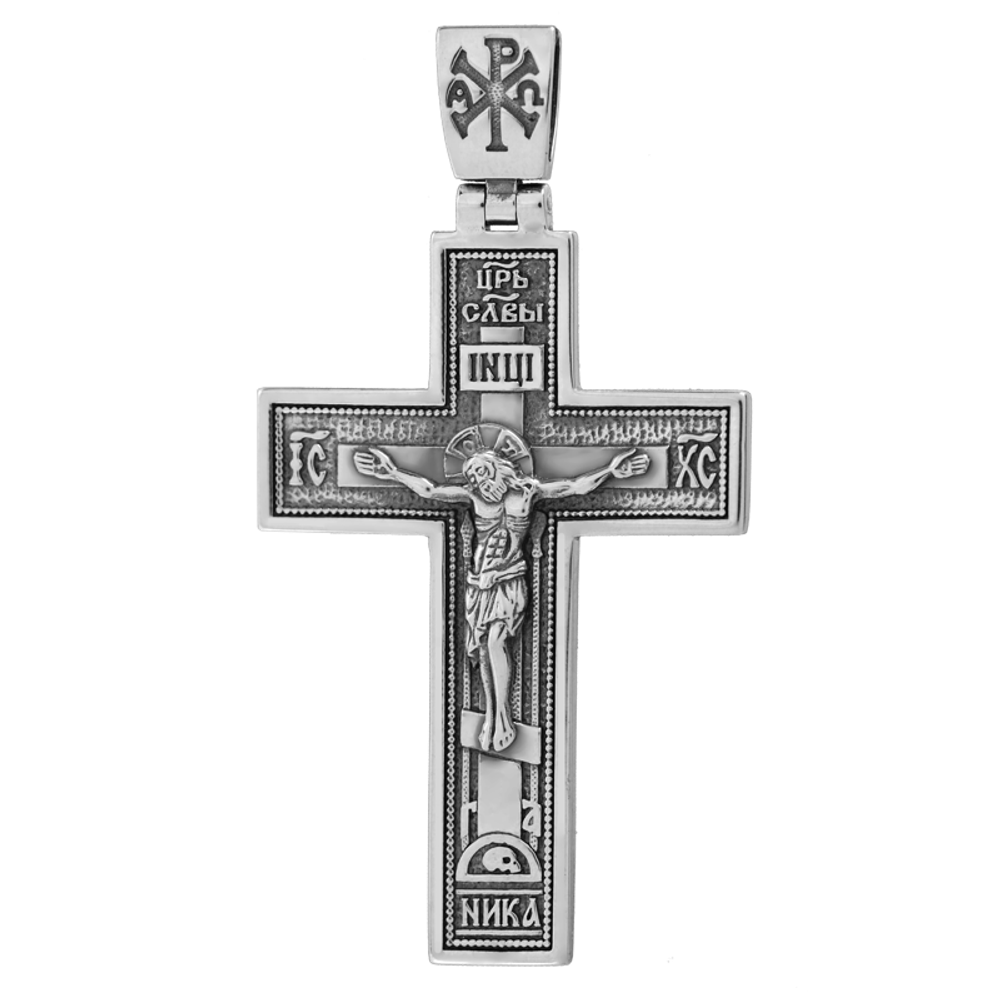 Крест "Распятие. Николай Чудотворец"