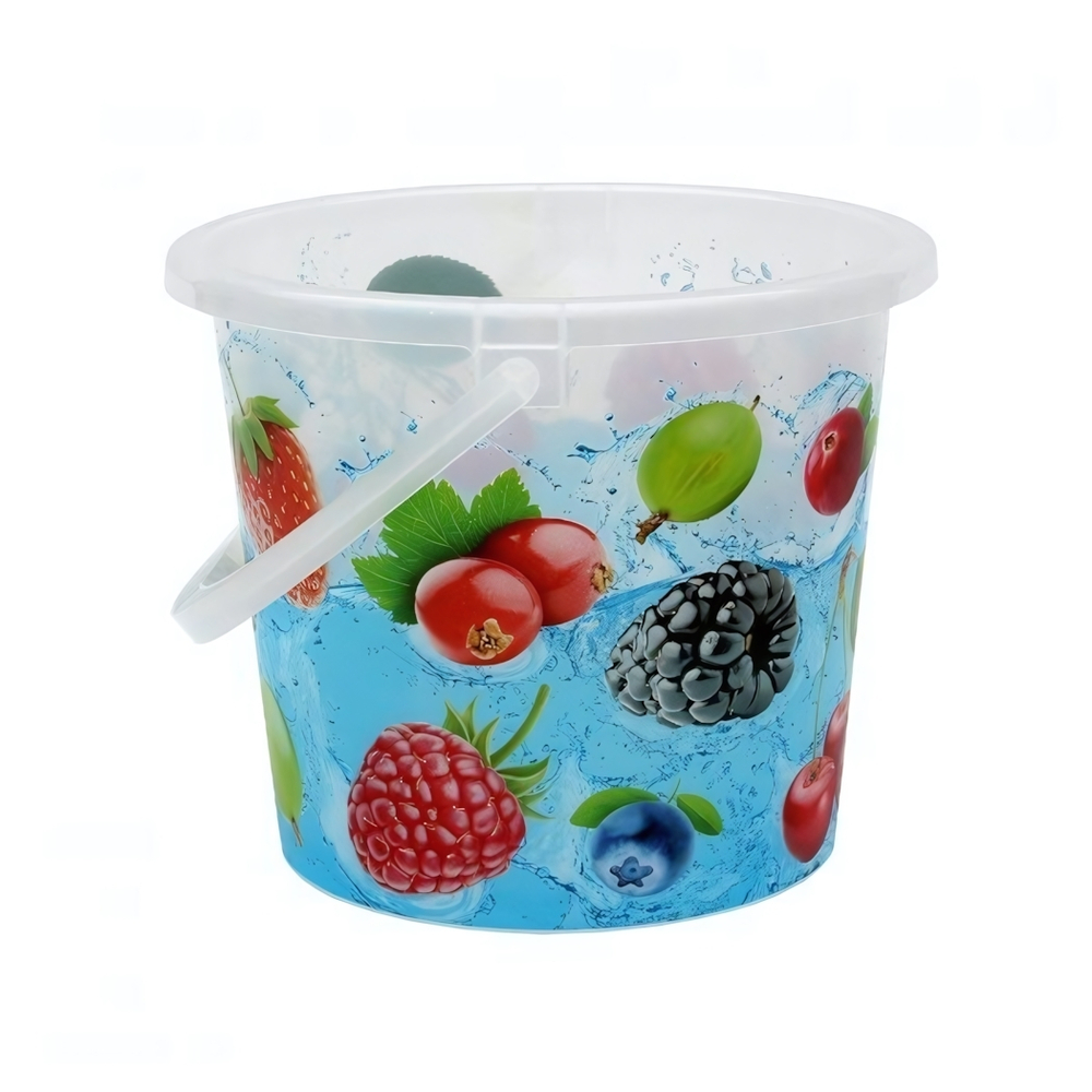 Ведро пластиковое 5л. "Ягодный микс"