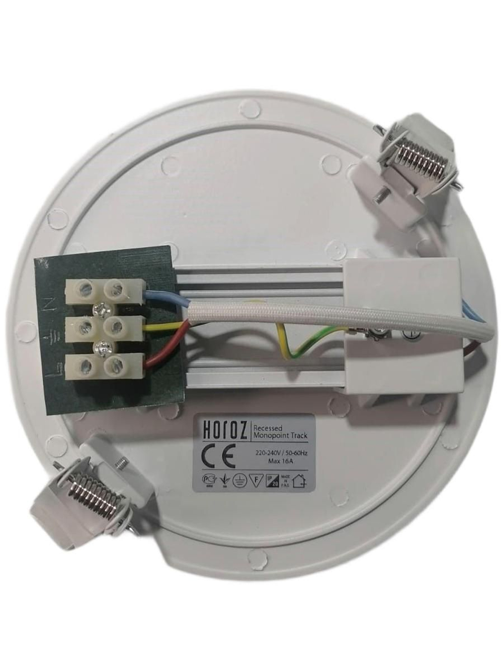 Встраиваемый шинопровод Horoz Recessed Monopoint Track 098-001-0001 Белый HRZ00000890