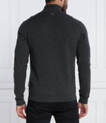 Хлопковый свитер damavand Napapijri - графитовый(NP0A4GJR)