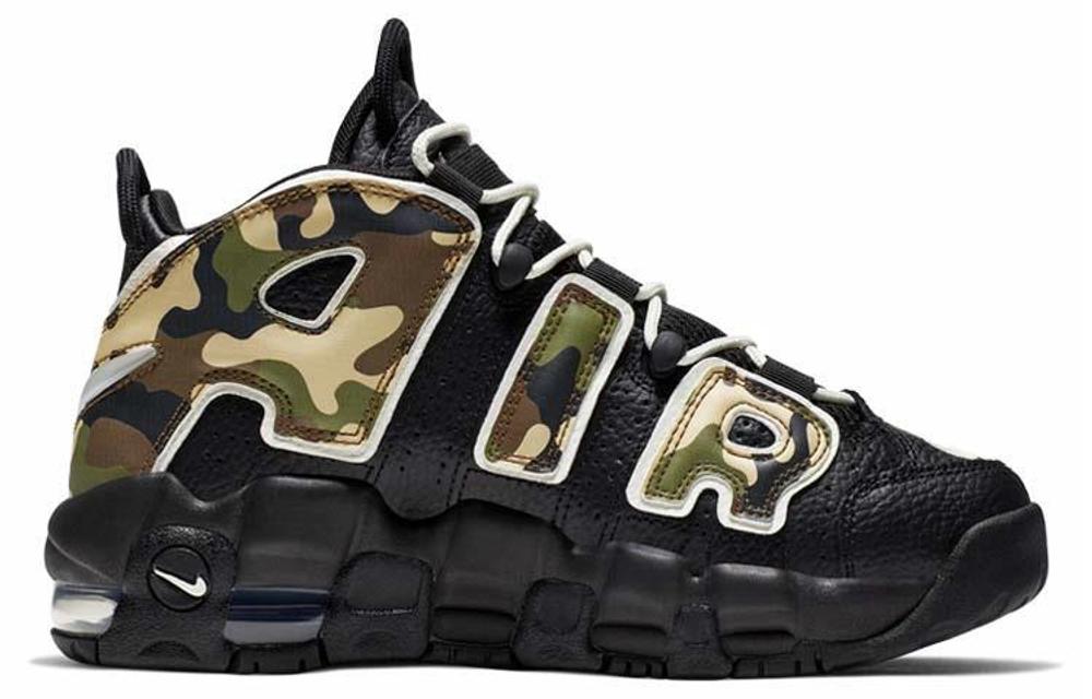 Кроссовки Nike Air More Uptempo GS (Подростковая размерная сетка)