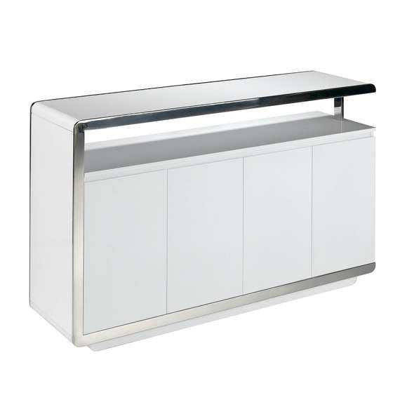 Сервант F6082 /3055 белый