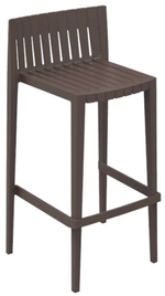 Стул пластиковый барный Vondom Spritz Basic, бронзовый
