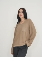 Кофта вязанная тонкая американка 9931КК