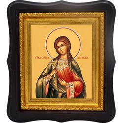 Анатолия Римская мученица. Икона на холсте.