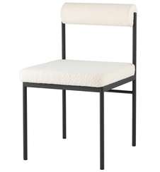 Стул Bau, молочное букле