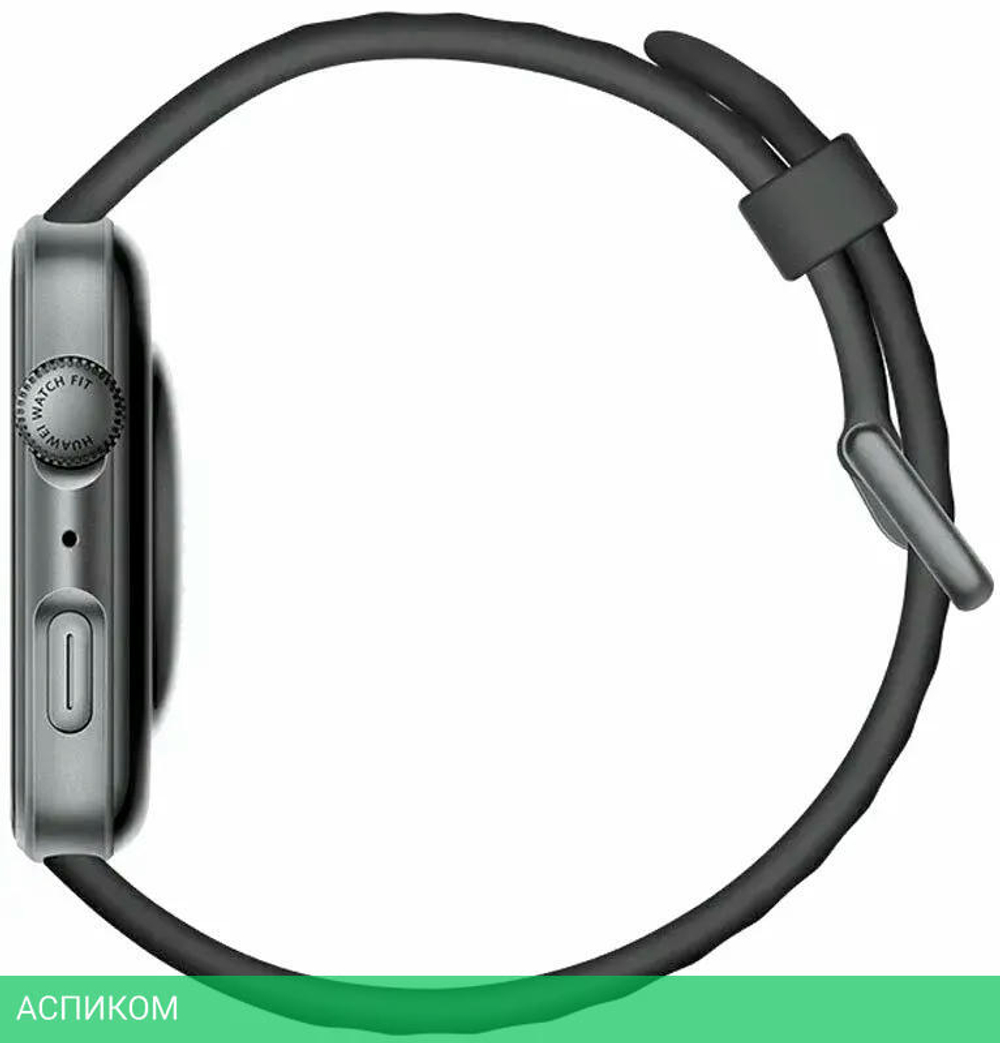Умные часы Huawei Watch Fit 4 SYA-B09 Black Fluoroelastomer Strap (55020FAP)