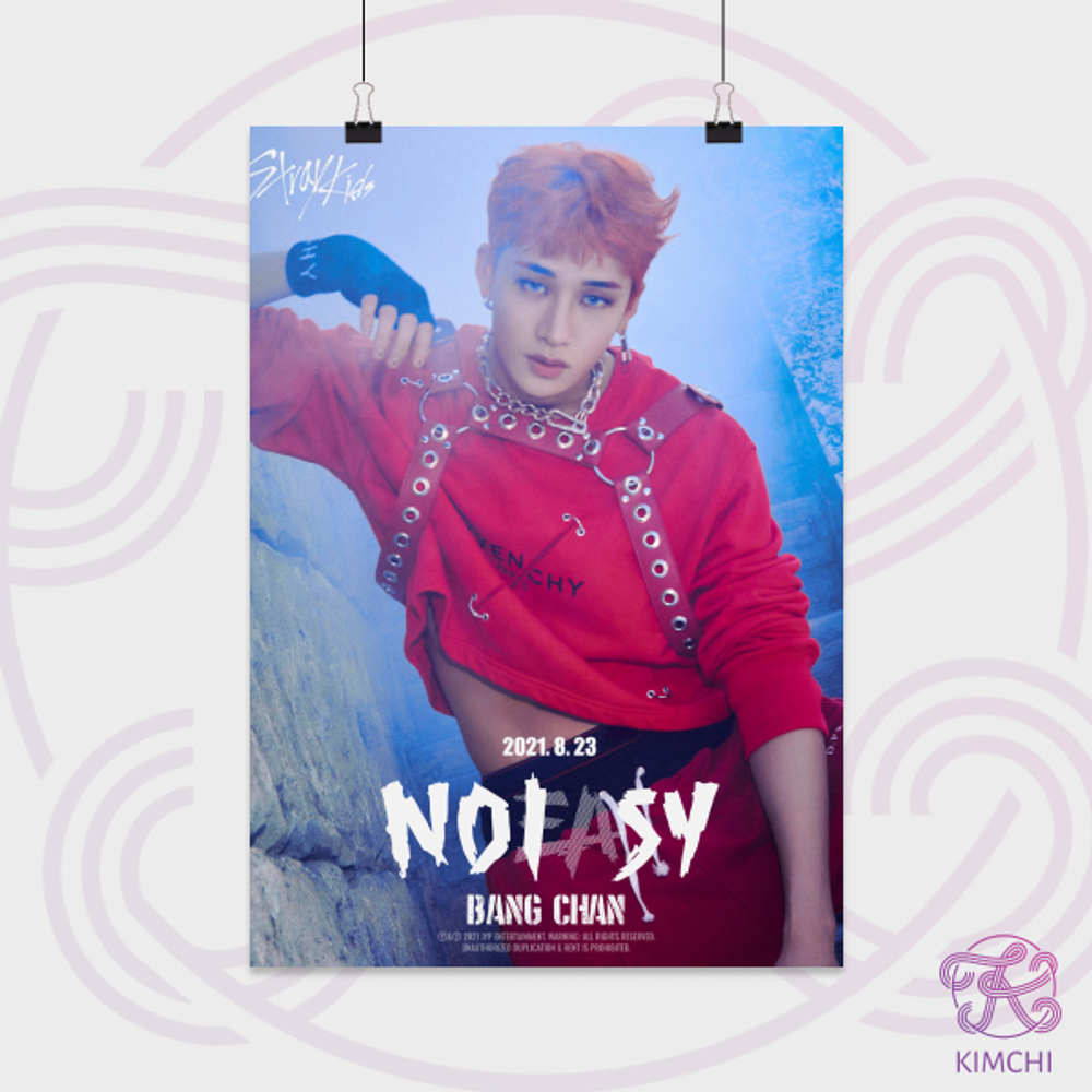 Постер А4 - STRAY KIDS - NOEASY