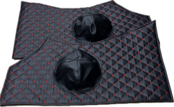 Утеплитель под фары внутр. УАЗ 452 Буханка, 2206, 3303 (красная нить Рубин)