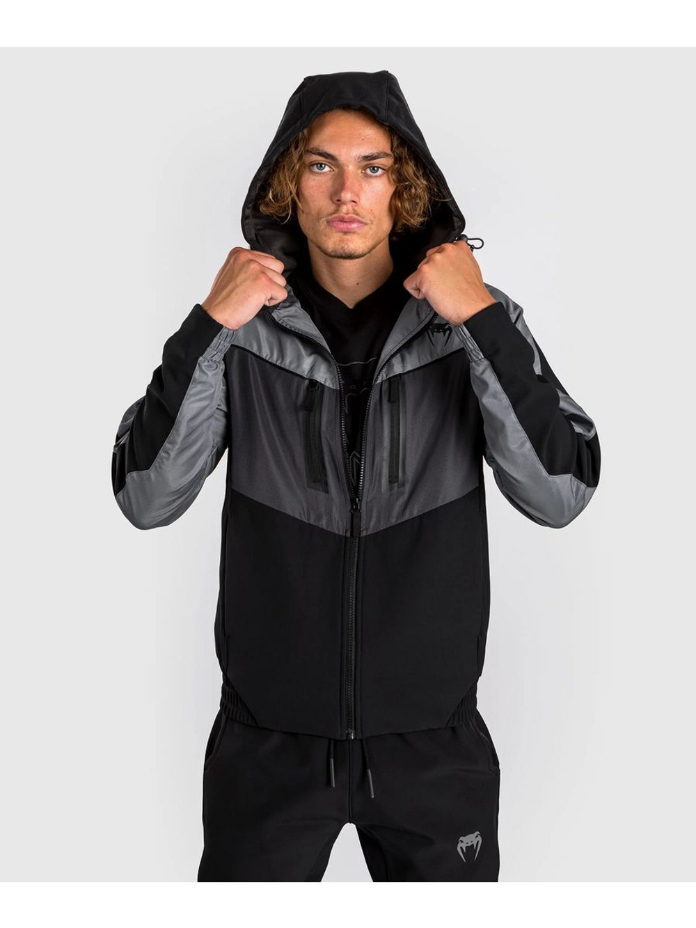 Ветровка спортивная Venum Laser 3.0 Black/Grey