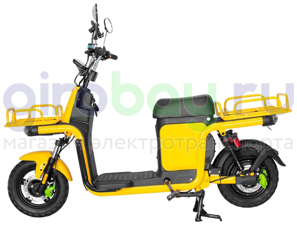 Электроскутер IKINGI XC-2 (60V/40Ah) - Желтый фото №4