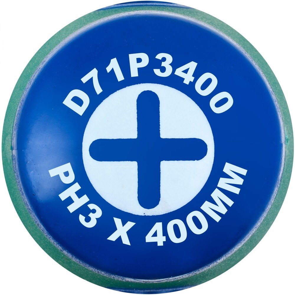 D71P3400 Отвертка стержневая крестовая ANTI-SLIP GRIP, PH3x400 мм