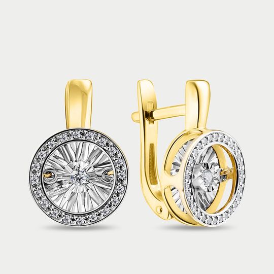 Серьги с брилл