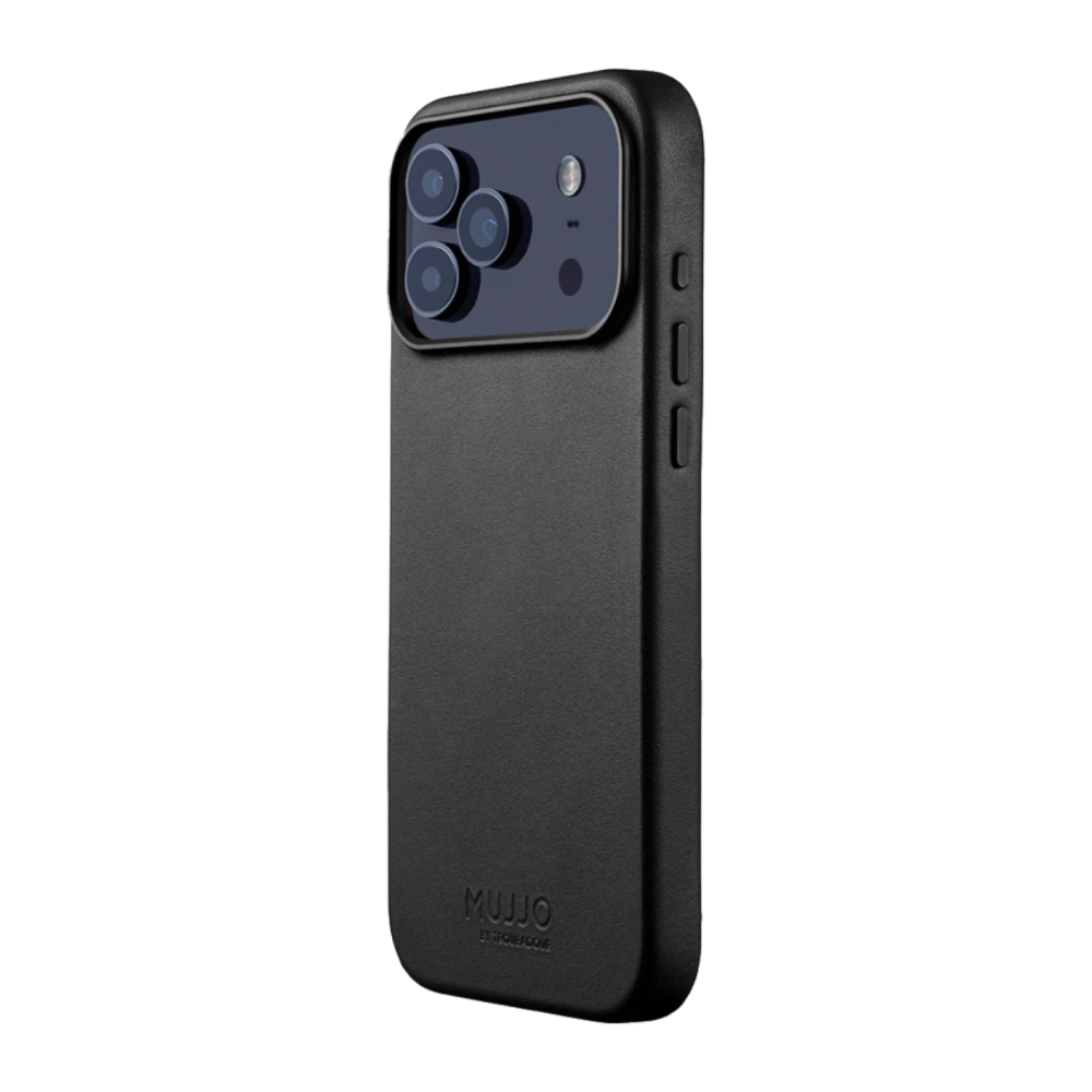 Кожаный чехол MagSafe Mujjo Full Leather Case для iPhone 17 Pro Max Чехол из натуральной телячьей велюровой цельнозерновой кожи с мелкозернистой фактурой и сенсорной накладкой для Контроллера камеры