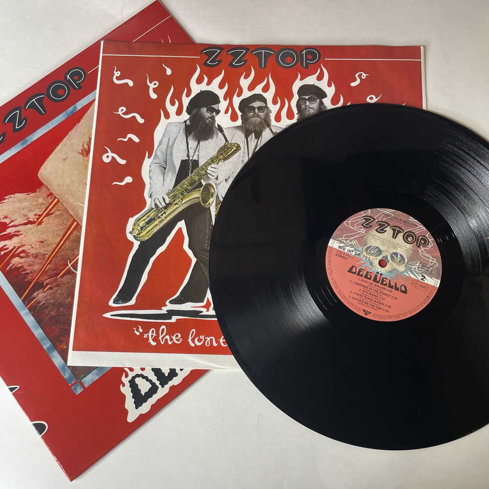 Винтажная виниловая пластинка LP ZZ Top Deguello (Германия 1979)