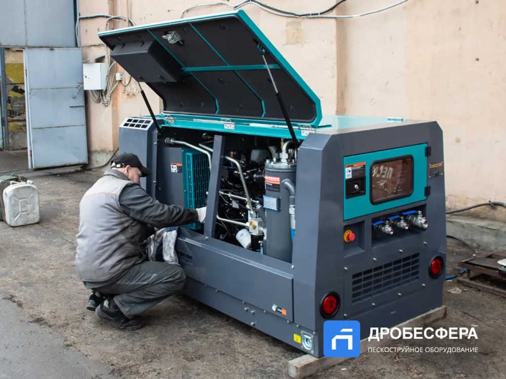 Дизельный винтовой компрессор MASTER BLAST MB185D+ АС