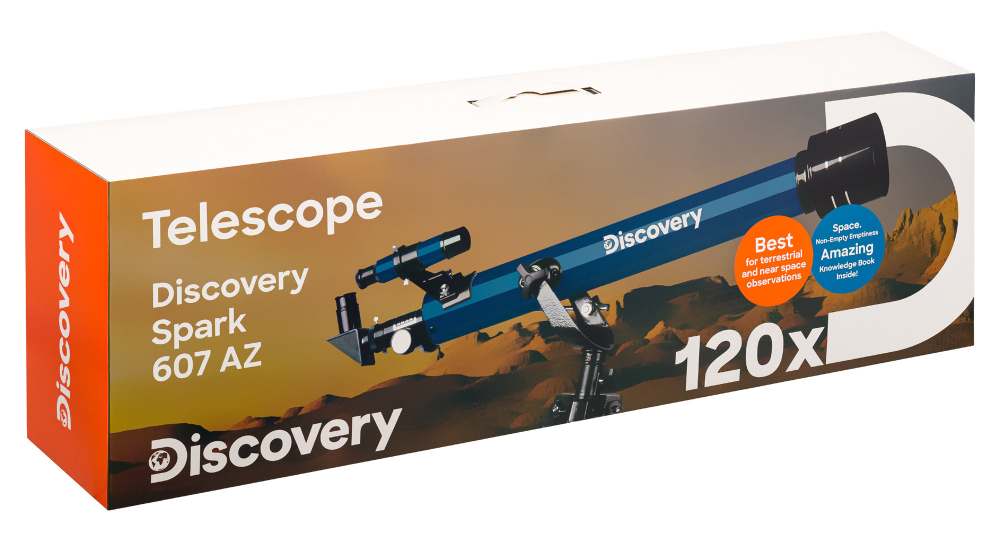 Телескоп Discovery Spark 607 AZ с книгой