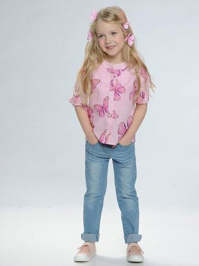 Джинсы для девочки (110, Голубой) GGP3109