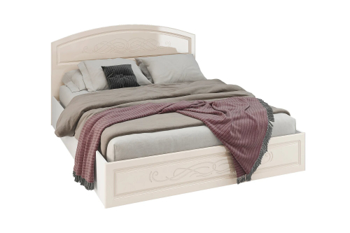 Кровать София 160х200, белый/бежевый