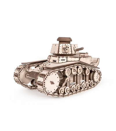 Деревянный конструктор Lemmo Танк МС-1, 574 детали